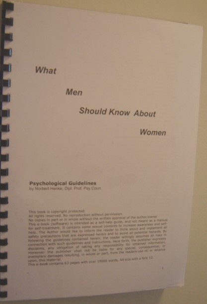 Ebook -what men should know about women
