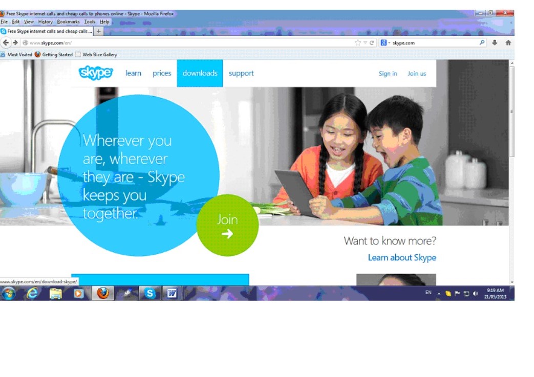 use skype online